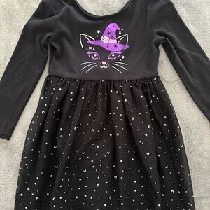 jumping beans black cat Halloween dress